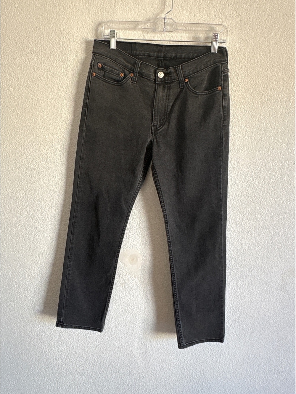 Levi's 514 Men's Black Straight Fit Jeans, Size W30 L30